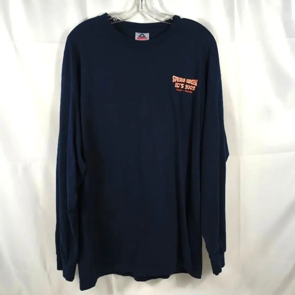 AJ's Club Destin Florida XL 2002 Spring Break Long Sleeve Alstyle - Picture 1 of 6